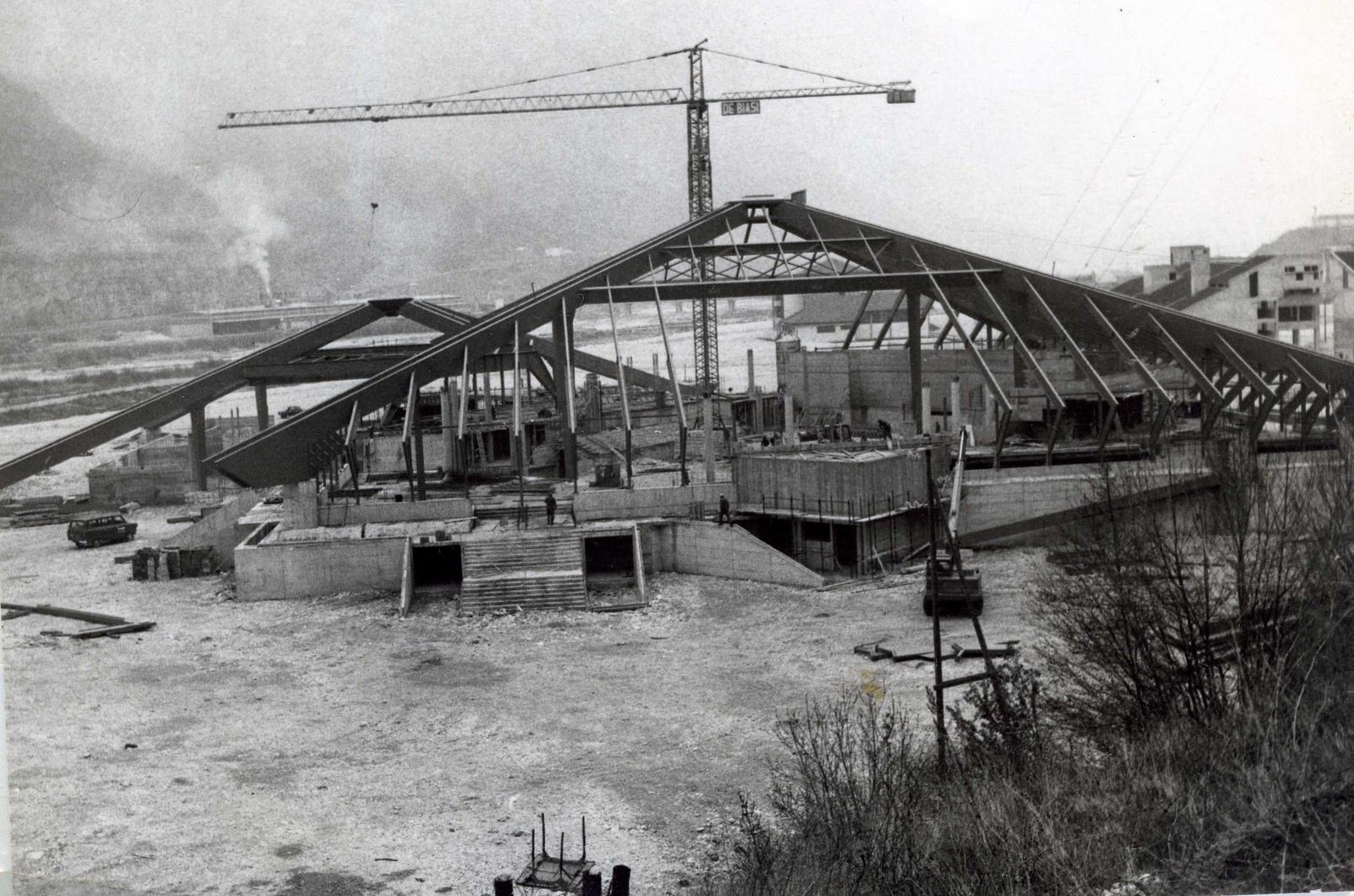 Palazzetto dello Sport Longarone (BL) 1975 01 - DE BIASI COSTRUZIONI s.r.l.